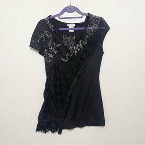 Farinelli Black designed Top size M